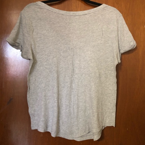 ⭐️ 2 for $10 ⭐️ Aeropostale Grey V-neck T-shirt - Picture 2 of 4